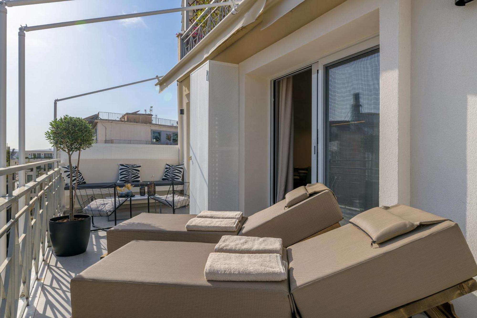 Central Sunny Loft With Plunge Pool Atenas Exterior foto